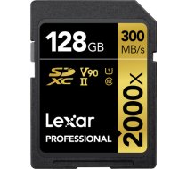 Lexar memory card SDXC 128GB Professional 2000x UHS-II U3 V90 LSD2000128G-BNNNG