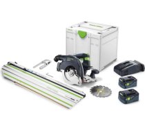 Akumulatora ripzāģis Festool HKC 55 5,0 EBI-Set-FSK 420; 18 V; 2x5,0 Ah akum. 577675