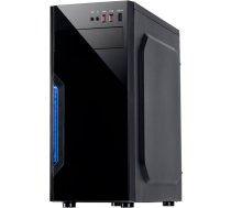 Chassis INTER-TECH B-42 Black Midi Tower, ATX, 2xUSB2.0, Blue LED strip, PSU optional IT-B-42_RGB