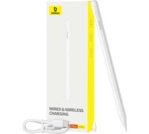 Active stylus Baseus Smooth Writing Series with wireless and cabled charging (White) P80015804213-00