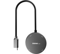 Hub Dudao A15B 4w1, USB 3.0 + 3x USB 2.0 to USB-C (grey) A15B