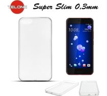 Telone Ultra Slim 0.3mm Back Case HTC U11 / U11 Dual super plāns telefona apvalks Caurspīdīgs TL-BSUS-H-U11-TR