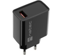 NATEC USB CHARGER RIBERA 18W USB-A BLACK NUC-2058