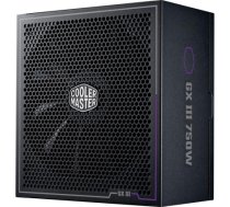Power Supply COOLER MASTER 750 Watts Efficiency 80 PLUS GOLD PFC Active MTBF 100000 hours MPX-7503-AFAG-BEU MPX-7503-AFAG-BEU