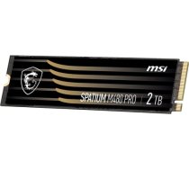 MSI SPATIUM M480 PRO PCIE 4.0 NVME M.2 2TB internal solid state drive PCI Express 4.0 3D NAND S78-440Q600-P83