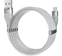 Dudao self-organizing magnetic USB - micro USB cable 5 A 1 m light gray (L1xsM light gray) L1XSM