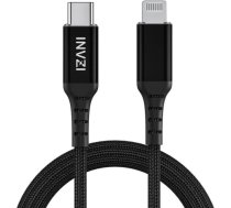INVZI USB-C to Lightning Cable, MFi, 2m (Black) CTL2M