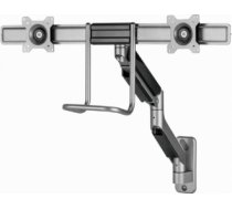 Monitora stiprinājums Gembird Desk Mounted Adjustable Wall 2-display Mounting Arm MA-WA2-02