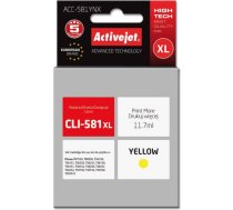 Activejet ACC-581YNX ink (replacement for Canon CLI-581Y XL; Supreme; 11.70 ml; yellow) ACC-581YNX