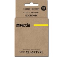 Actis KC-571Y ink (replacement for Canon CLI-571Y; Standard; 12 ml; yellow) KC-571Y