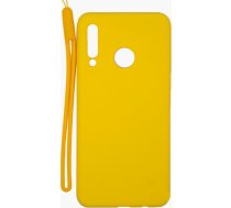 Evelatus P30 Lite Soft Touch Silicone Case with Strap Huawei Yellow EHP30LSTSCWSY