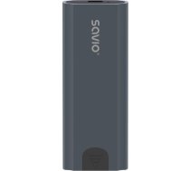 Savio M.2 SSD NVMe external drive enclosure, USB-C 3.1, AK-67, grey AK-67