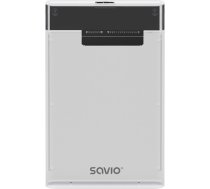 Savio 2.5" External HDD/SSD enclosure, USB 3.0, transparent, AK-66 AK-66