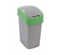Curver Atkritumu spainis Flip Bin 10L sudraba/zaļš 0802170P80