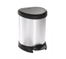 Curver Pedāļspainis metalizēts Deco Bin 5L (sudraba) 0802160599