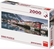 Dino Panoramic Puzzle 2000 pc Fishing Village 56209D