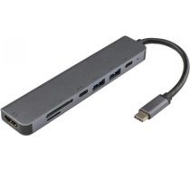 Sbox TCA-71 TYPEC-7IN1 PD + C + HDMI + TF + SD + 2 x USB TYPEC-7IN1