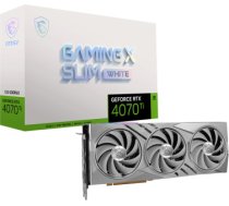 MSI GeForce RTX 4070 Ti GAMING X SLIM WHITE 12G NVIDIA 12 GB GDDR6X V513-288R