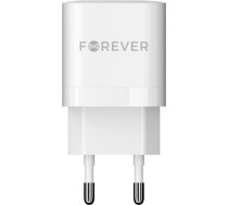 Forever TC-05 GaN PD charger 1x USB-C 1x USB 33W white GSM115405