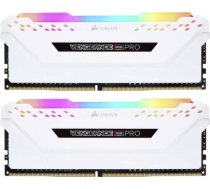 Corsair 16GB DDR4-3000 Kit - white - CMW16GX4M2C3000C15W - Vengeance RGB PRO CMW16GX4M2C3000C15W