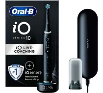 Braun ORAL-B iO Series 10 Cosmic Black elektriskā zobu birste + iO Sense lādētājs Black IO 10 COSMIC BLACK