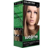 EC SUBLIME PROFESSIONAL HAIR COLOR CREAM COLOR PRO 7 NATURAL BLONDE 50 ML - Matu krāsa ar keratīnu TUR07