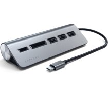 HUB USB Satechi 1x SD 1x microSD + 3x USB-A 3.0 (ST-TCHCRM) ST-TCHCRM