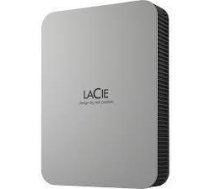 External HDD LACIE Mobile Drive Secure STLR2000400 2TB USB-C USB 3.2 Colour Space Gray STLR2000400 STLR2000400