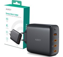 Wall charger AUKEY PA-B7S Omnia II GaN 3xUSB-C 1xUSB-A PD 3.0 PPS 100W PA-B7S