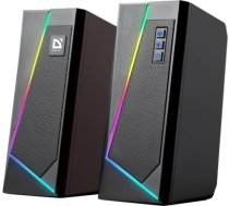 SPEAKERS DEFENDER SOLAR 3 2.0 BLUETOOTH 10W LED USB 65103