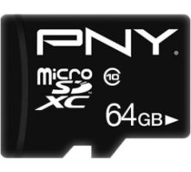 Pny Technologies PNY Performance Plus MicroSDXC 64 GB Class 10 (P-SDU64G10PPL-GE) P-SDU64G10PPL-GE