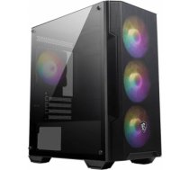 MSI MAG FORGE M100A computer case Micro Tower Black, Transparent 306-7G20A21-809