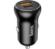 Car charger Hoco NZ5 PD30W+QC3.0 Type-C/USB-A black 6931474757364