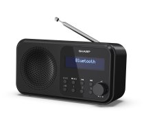 Sharp DR-P420(BK) Tokyo Portable Digital Radio, FM/DAB/DAB+, Bluetooth 5.0, USB or Battery Powered, Midnight Black DR-P420(BK)