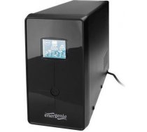 UPS Gembird ENERGENIE Line-Interactive,1200VA,3xIEC,2xSchuko 230V,USB,RJ11,LCD (EG-UPS-033) EG-UPS-033