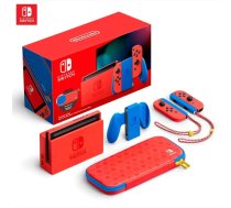 Nintendo Switch console with neon red&blue Joy-Con NSH004
