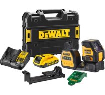 DeWALT DCE088D1G18-QW Krustlīniju lāzera līmeņrādis zaļš 12/18V 1x2Ah TSTAK DCE088D1G18-QW