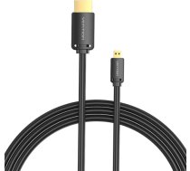 HDMI-D Male to HDMI-A Male 4K HD Cable 3m Vention AGIBI (Black) AGIBI