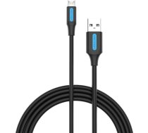 USB 2.0 A to Micro-B 3A cable 0.5m Vention COLBD black COLBD