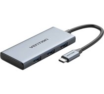USB-C to HDMI, 3x USB 3.0, SD, TF Hub Vention TOOHB 0.15m Gray TOOHB