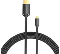 HDMI-D Male to HDMI-A Male 4K HD Cable 1.5m Vention AGIBG (Black) AGIBG