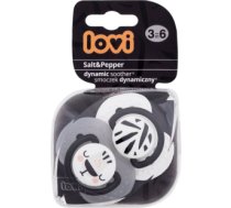 Lovi Salt&Pepper / Dynamic Soother 2pc 3-6m 5903407228785