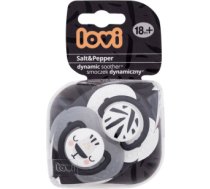 Lovi Salt&Pepper / Dynamic Soother 2pc 18m+ 5903407228808