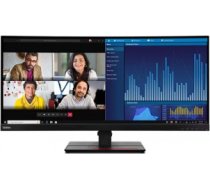 LENOVO P34W-20/ 34"/ IPS/ 3440X1440/ 21:9/ 60 HZ/ ULTRA-WIDE CURVED MONITOR, 3-SIDE NEAREDGELESS, DAISY CHAIN, USB-C (UP TO 100W), SPEAKERS (3WX2) ETHERNET/ MC50 SUPPORT/ TILT/ SWIVEL/ LIFT/ 3Y 63F2RAT3EU