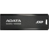 A-data ADATA SSD external SC610 1000 GB USB3.2A Gen2 SC610-1000G-CBK/RD