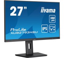 Iiyama PROLITE XUB2793HSU-B6 - 27 - LED monitor - black (matt), FullHD, AMD Free-Sync, IPS, 100Hz panel XUB2793HSU-B6