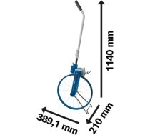 Bosch measuring wheel GWM 40 Professional, distance measurer (blue) 0601074100