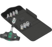 Wera Kraftform Kompakt 400 RA Set 2, with ratchet function, socket wrench (black/green, 1/4, 9 pieces, with ball lock) 05023470001