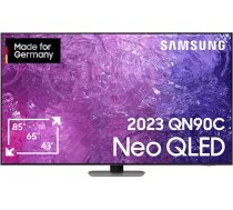 SAMSUNG Neo QLED GQ-75QN90C, QLED television (189 cm (75 inches), titanium, UltraHD/4K, twin tuner, HD+, 120Hz panel) GQ75QN90CATXZG