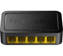 Cudy FS105D network switch Fast Ethernet (10/100) Black FS105D